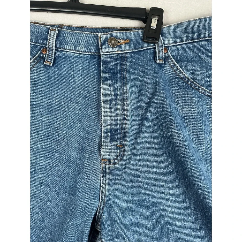 Lee Y2K Denim Shorts Mens 38 Blue Regular Fit Made In Mexico Bermuda